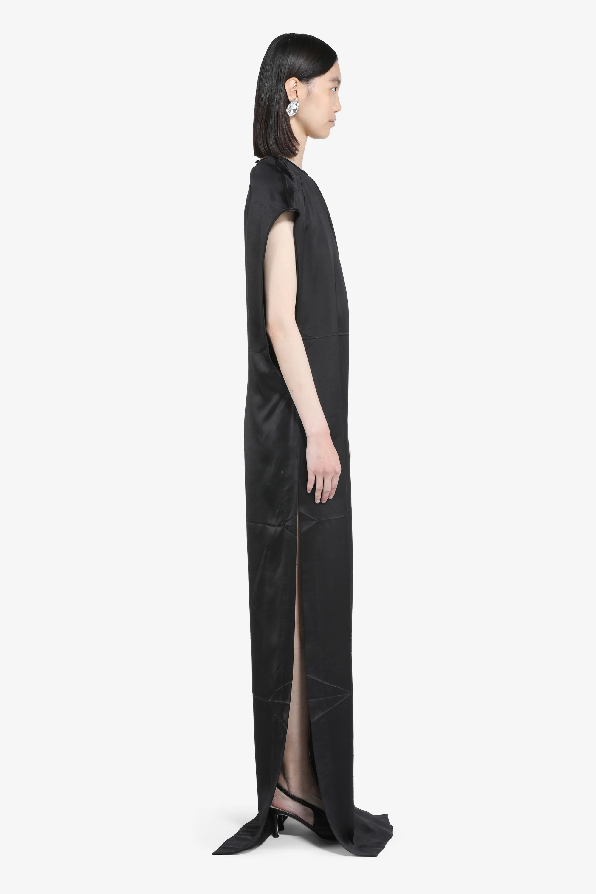 Abito tunica in shantung - Image 3