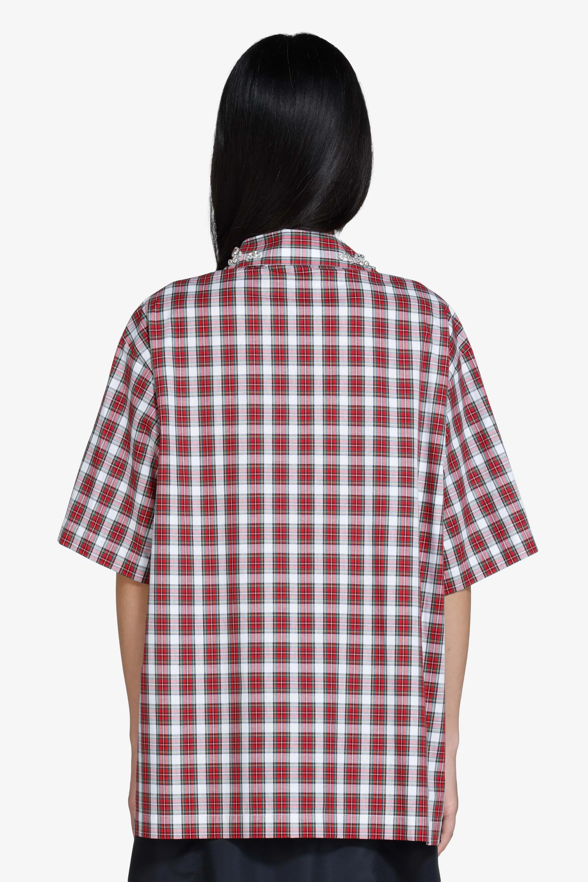 Camicia a maniche corte a quadretti - Image 3