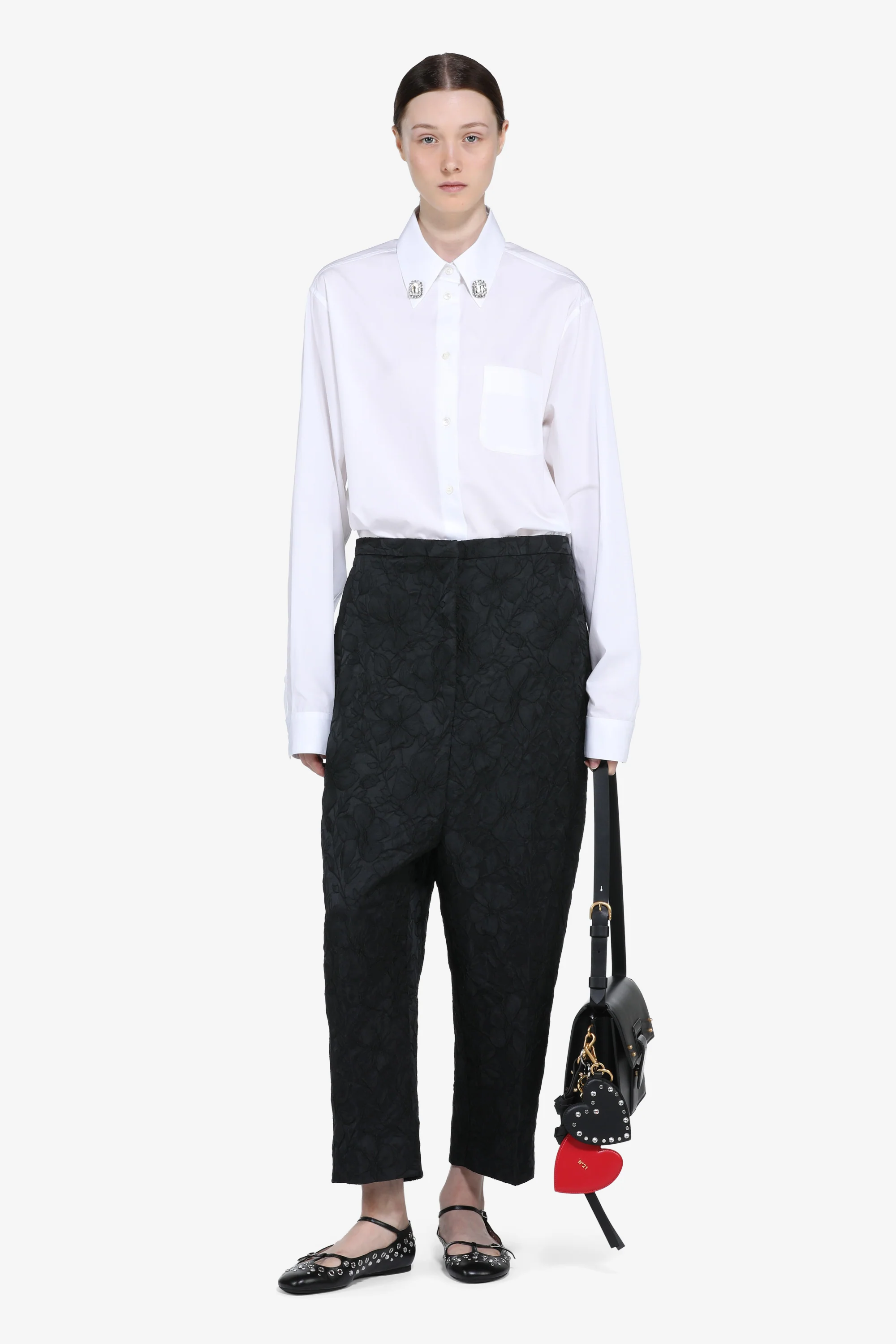 Camicia con applicazioni sul colletto - Image 2