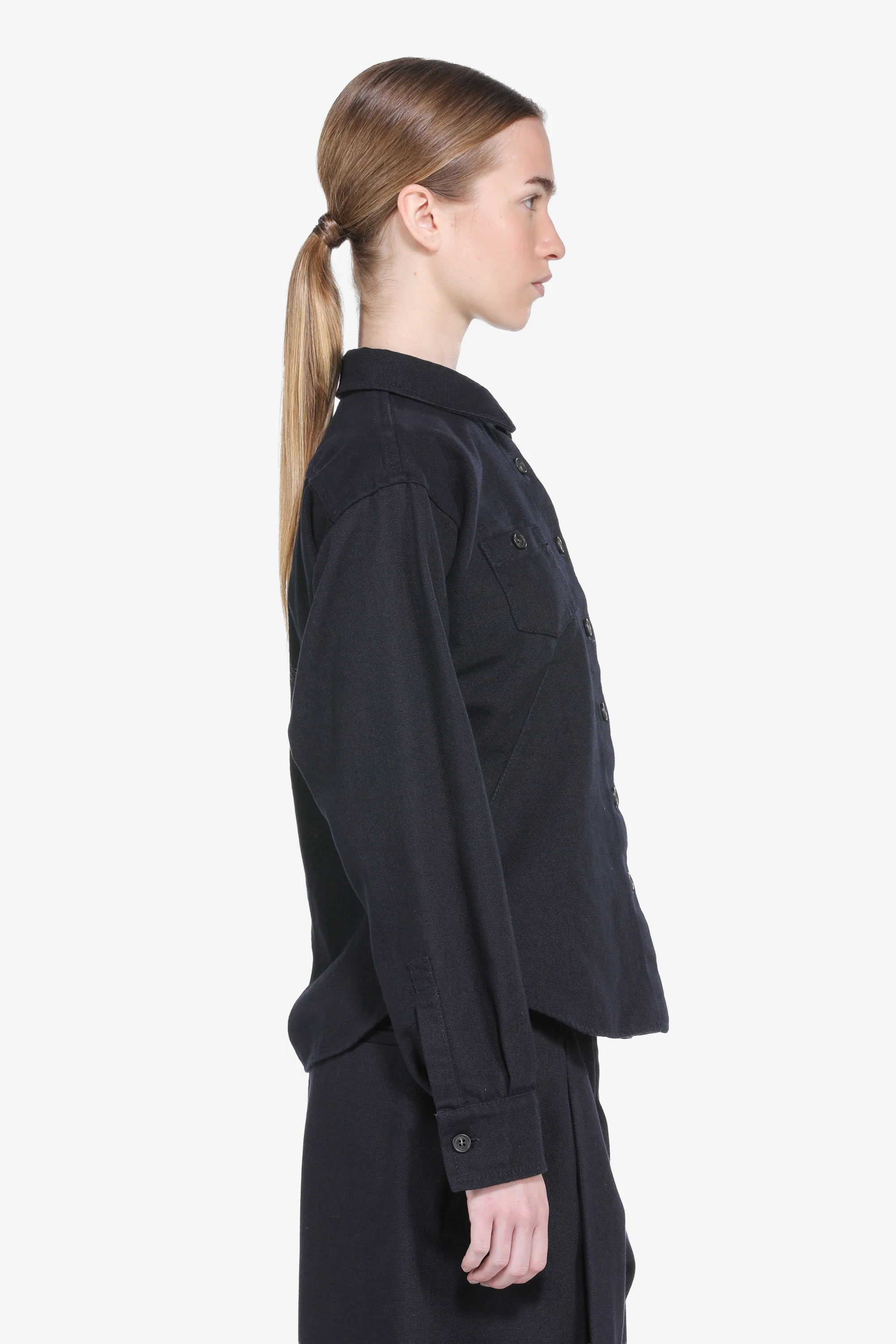 Camicia in denim con taschine - Image 4