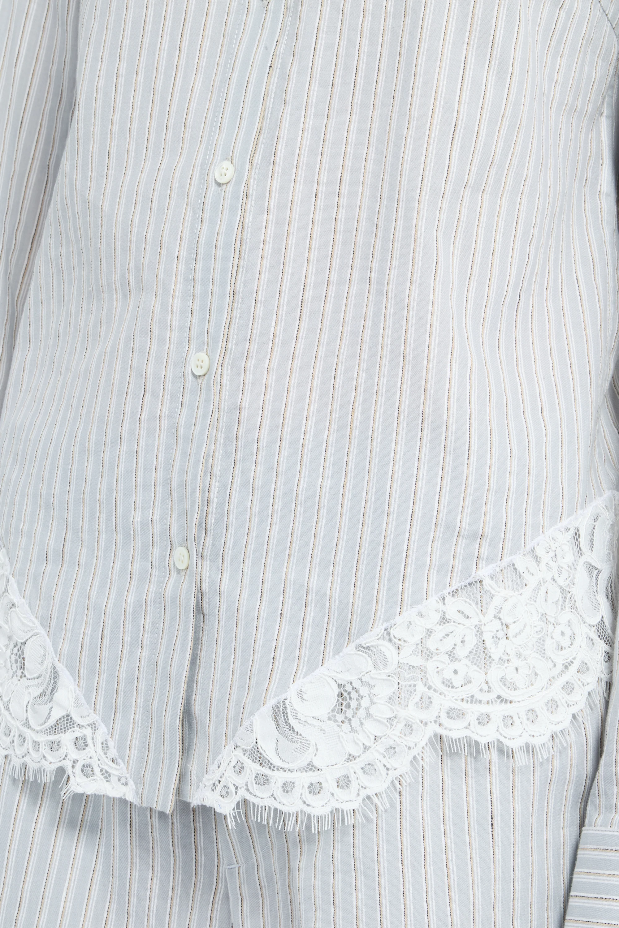 Camicia in mussola di cotone e lino - Image 5