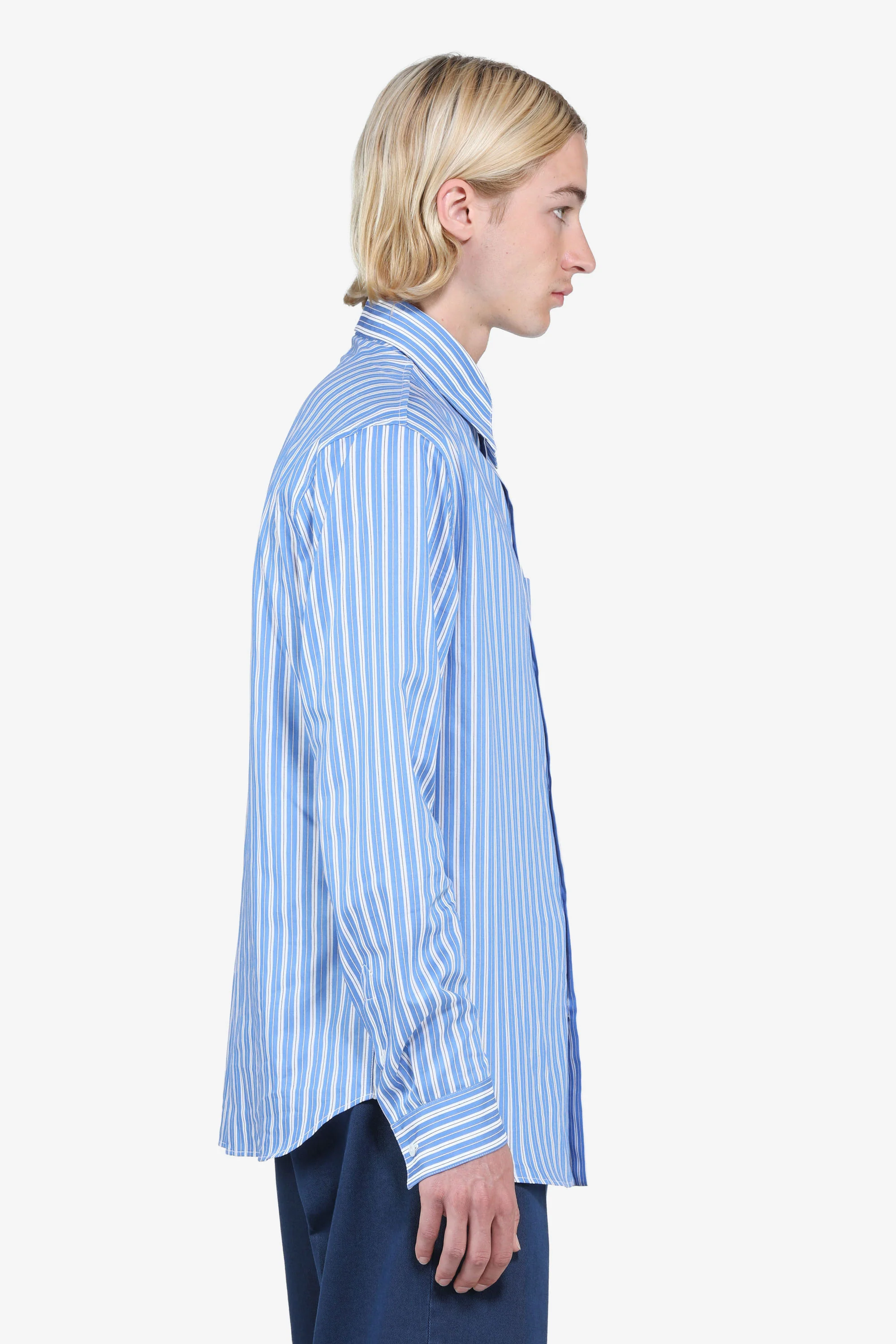 Camicia maniche lunghe a righe - Image 4
