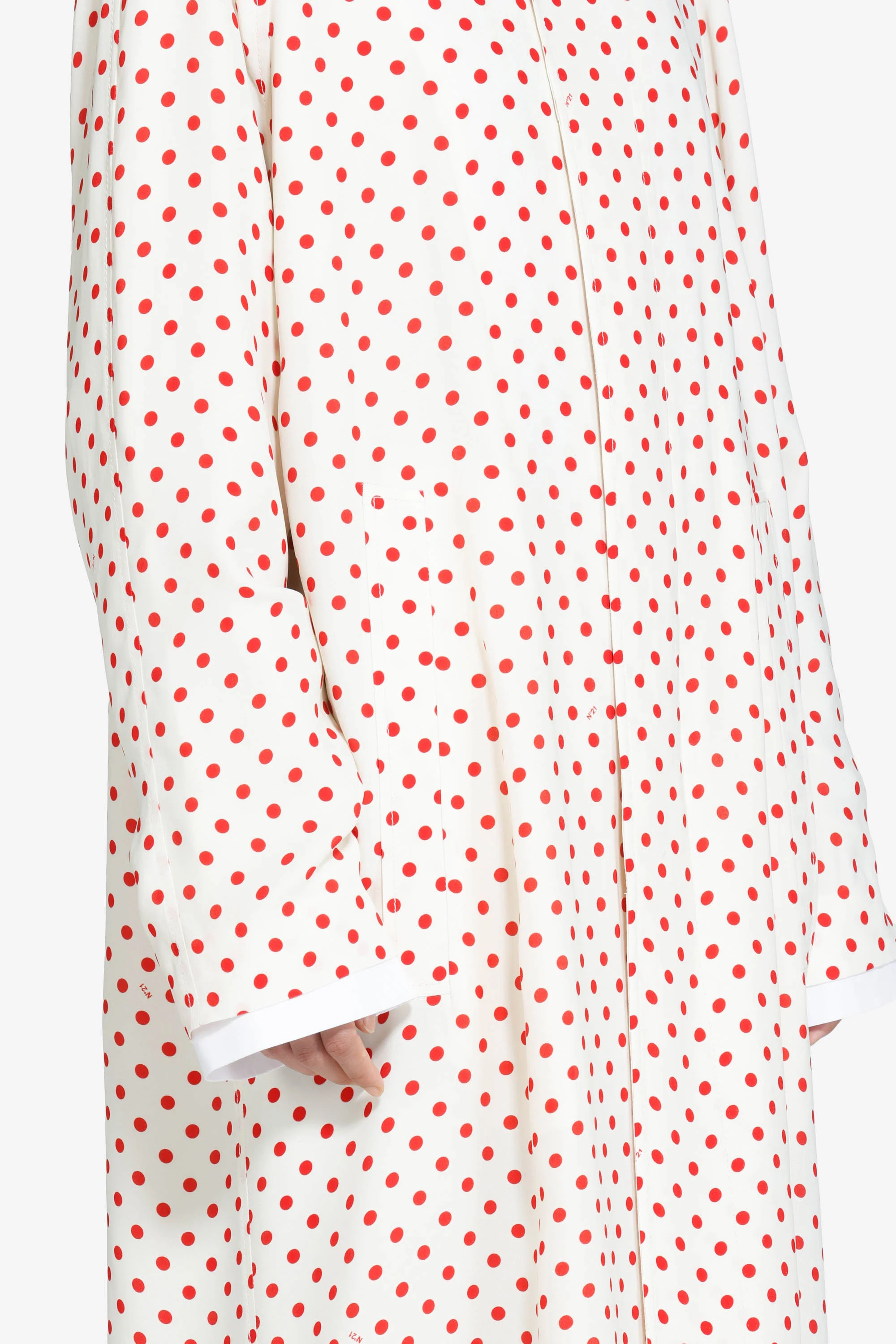 Cappotto lungo a pois - Image 5
