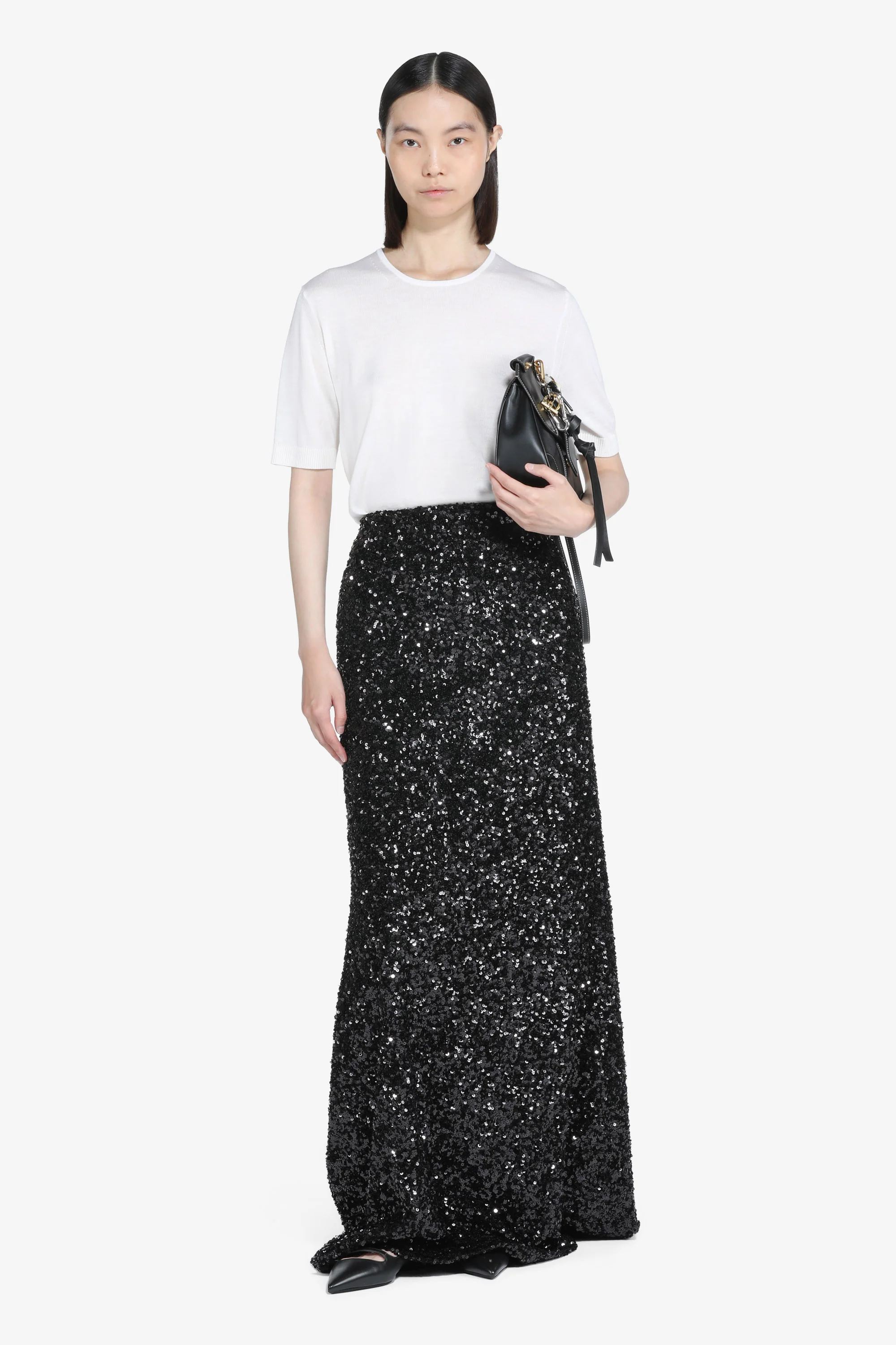 Gonna lunga con paillettes