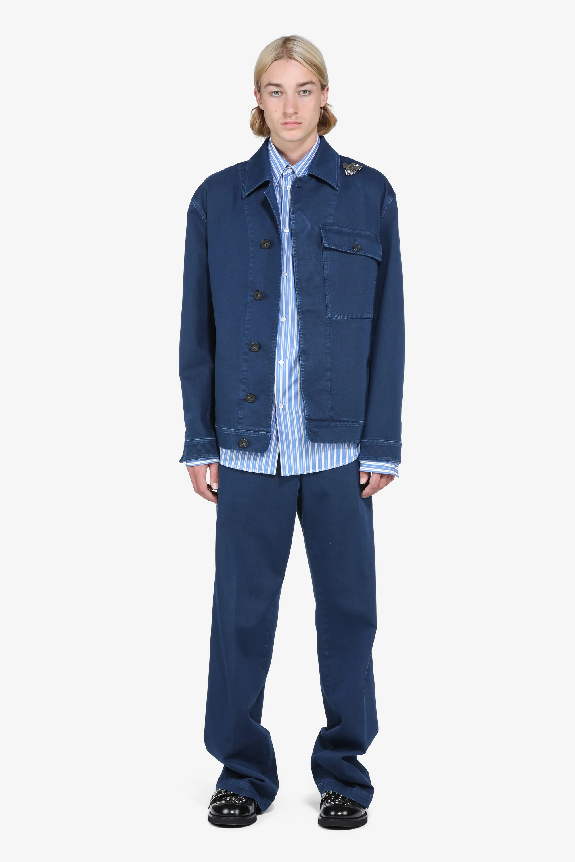 Pantalone lungo gamba dritta