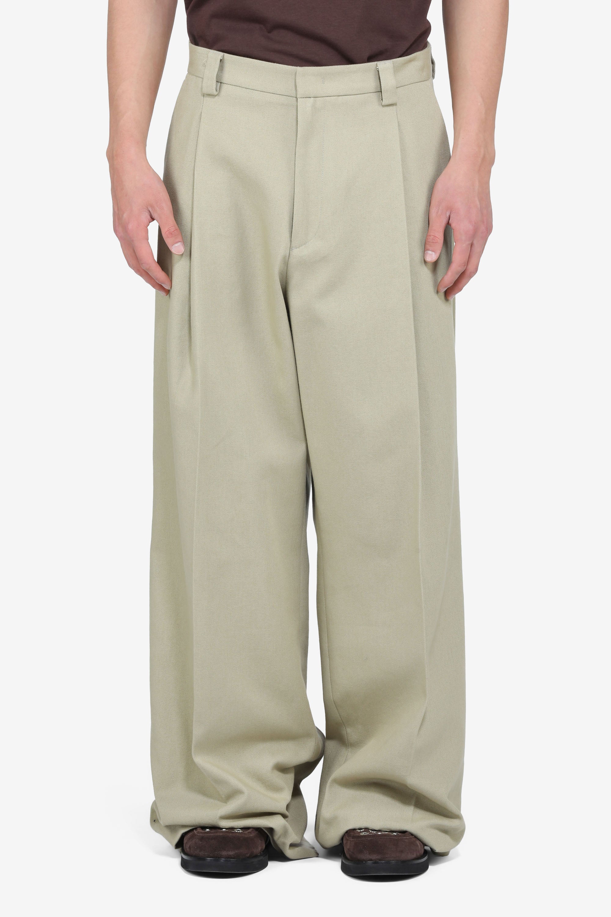 Pantalone over con pince - Image 2