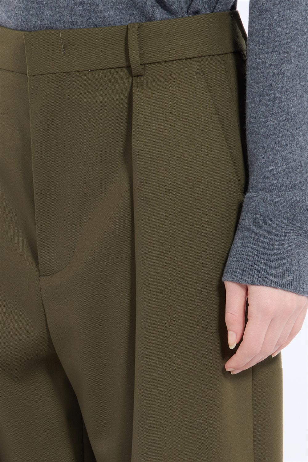 Pantalone in tessuto misto lana - Image 5