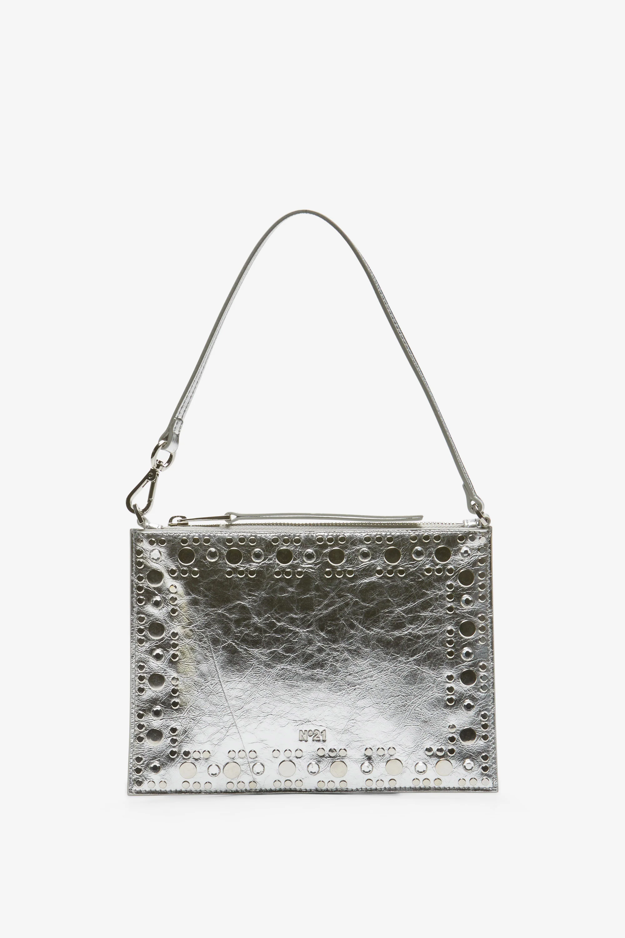 Pochette Flat con borchie