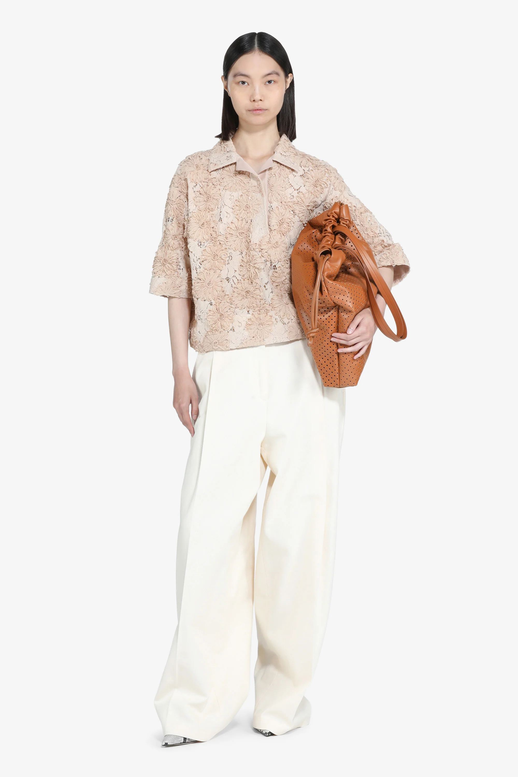 Polo boxy in pizzo - Image 2
