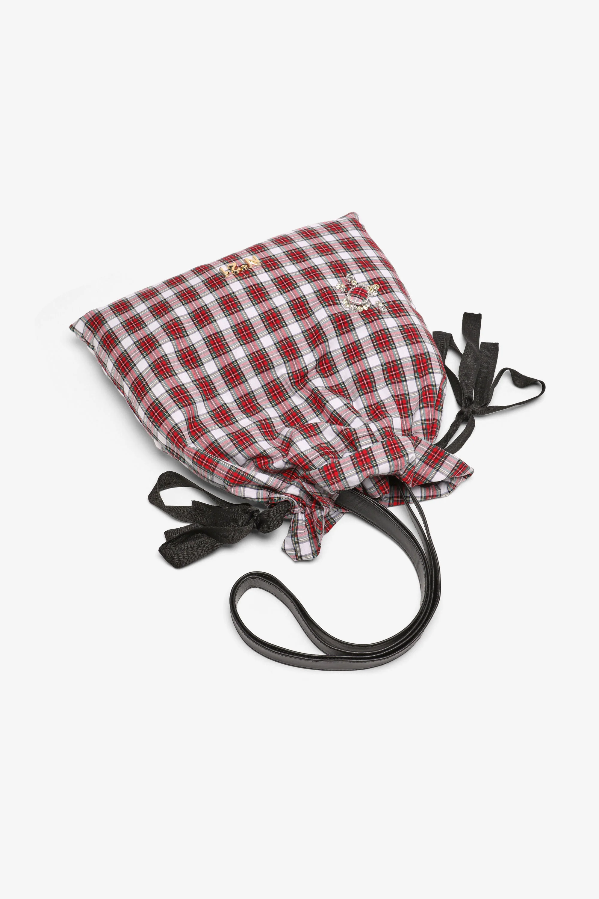 Pouch Bag in tartan - Image 2