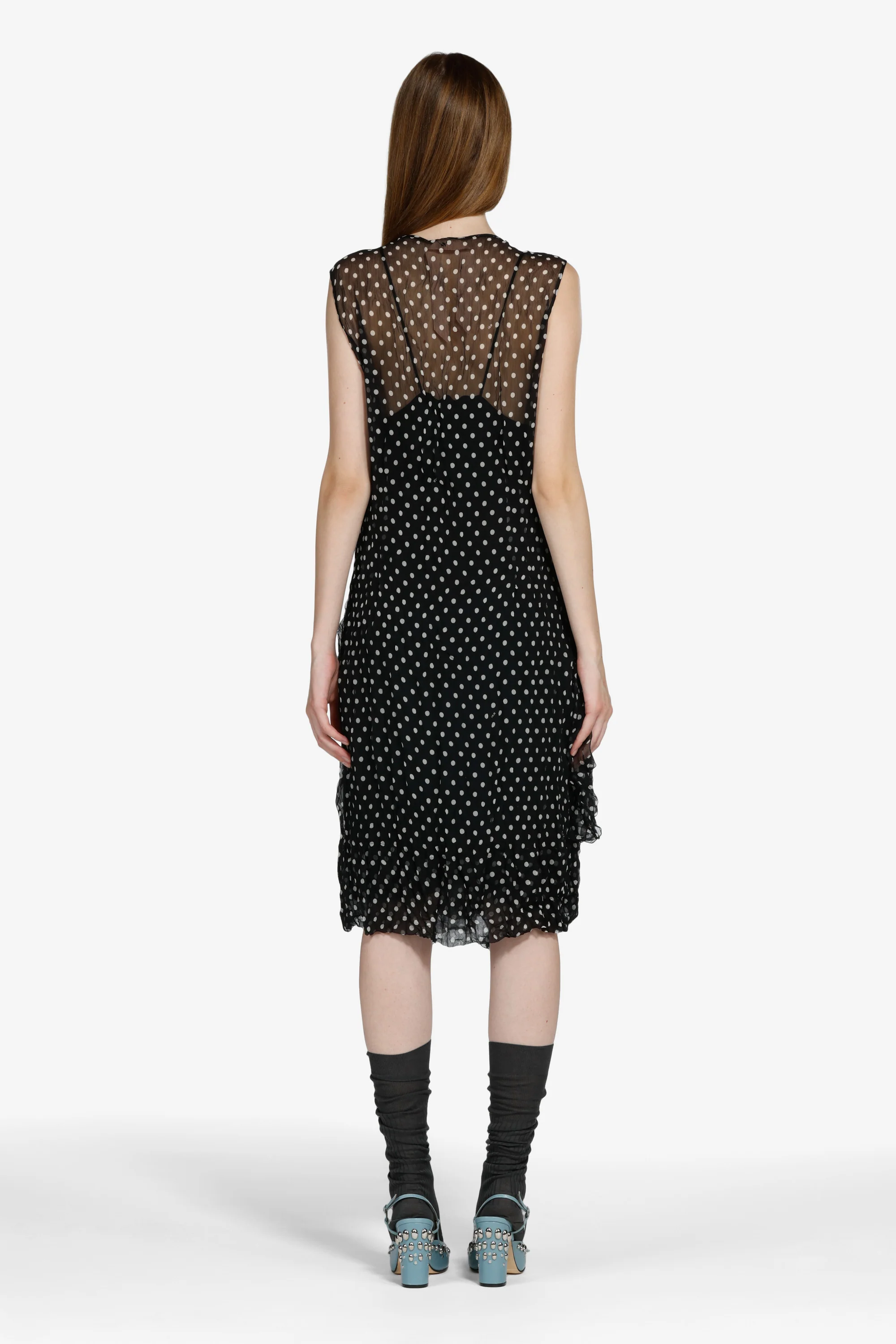 Vestito a pois con balze - Image 2