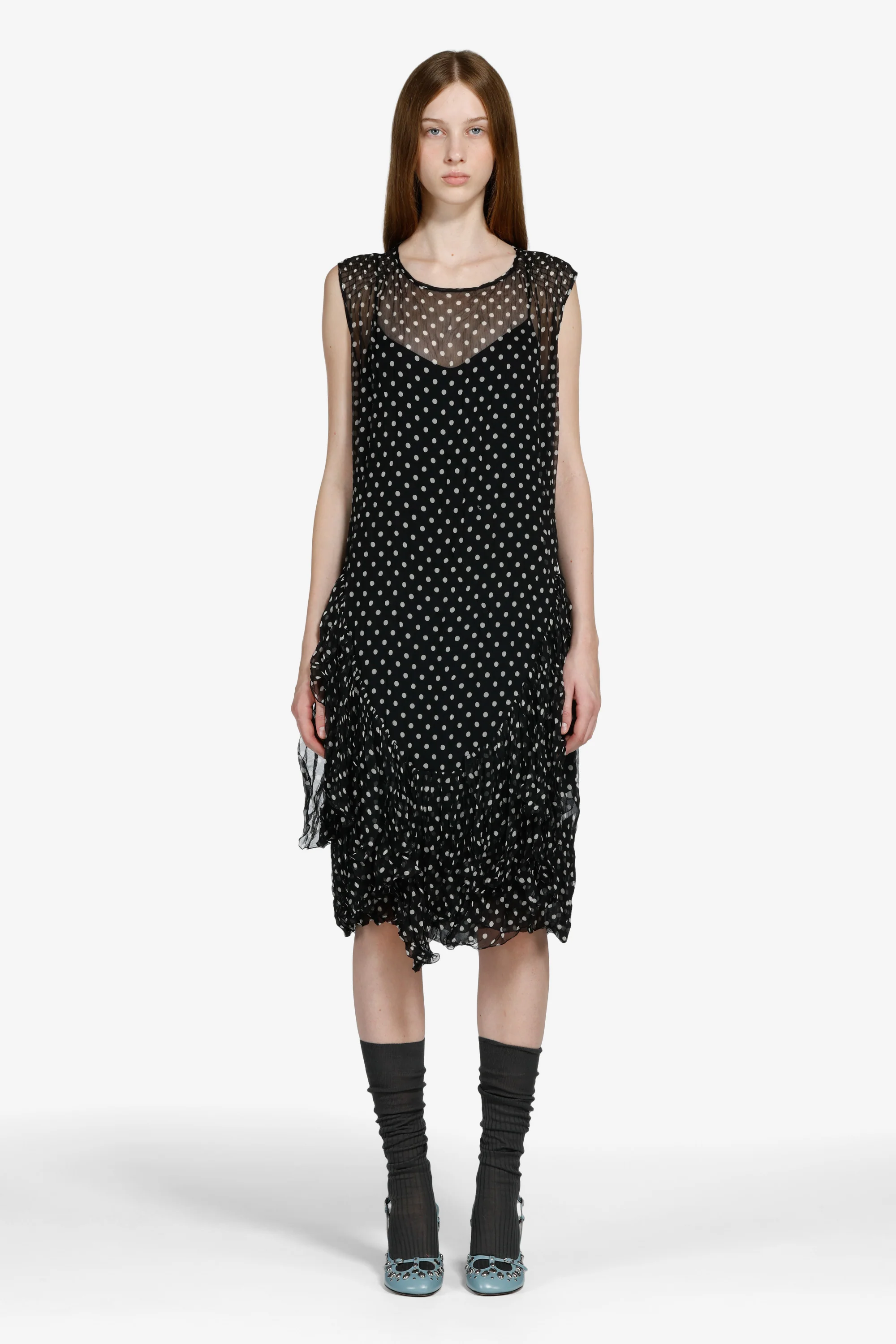 Vestito a pois con balze - Image 4