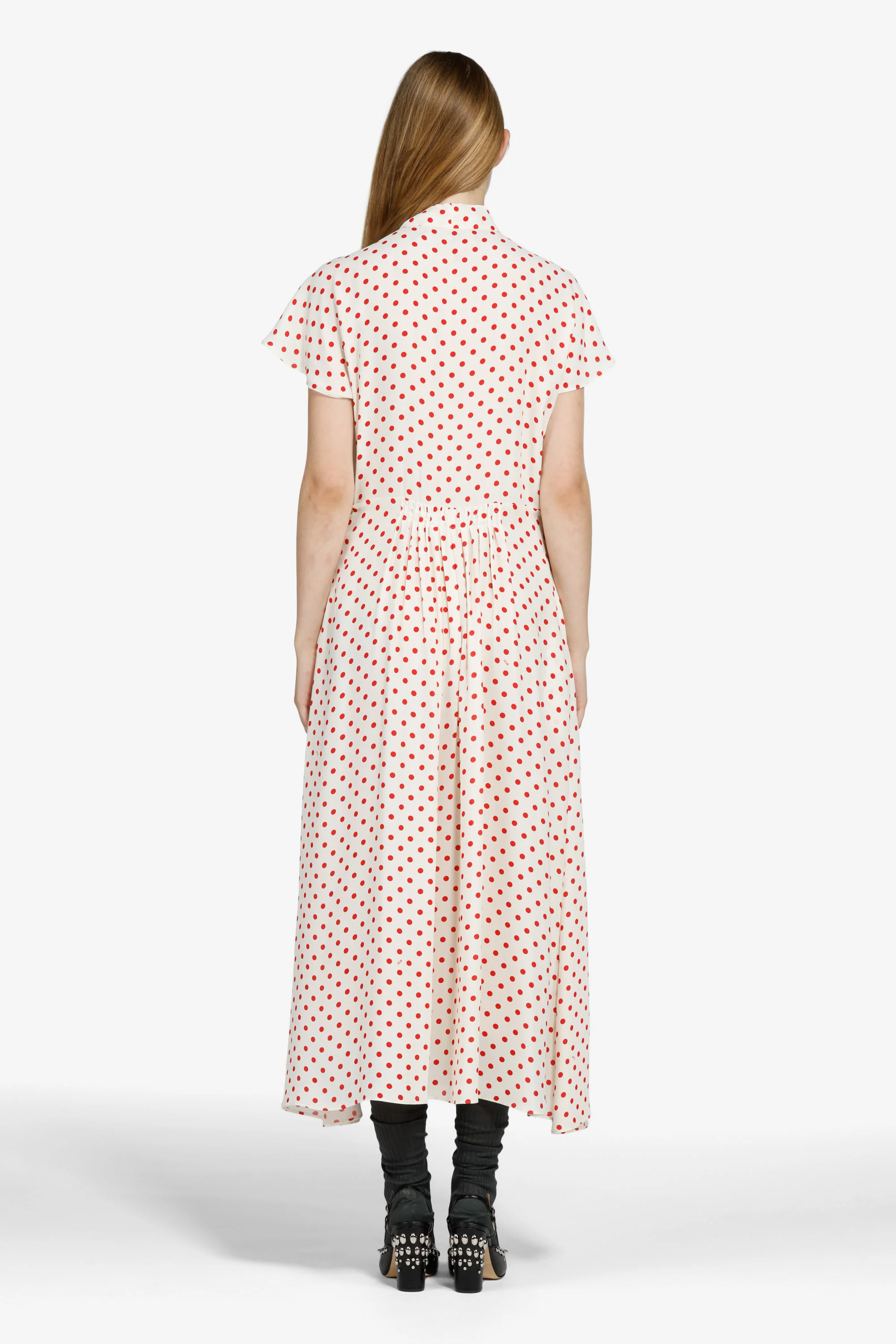 Vestito lungo a pois - Image 2