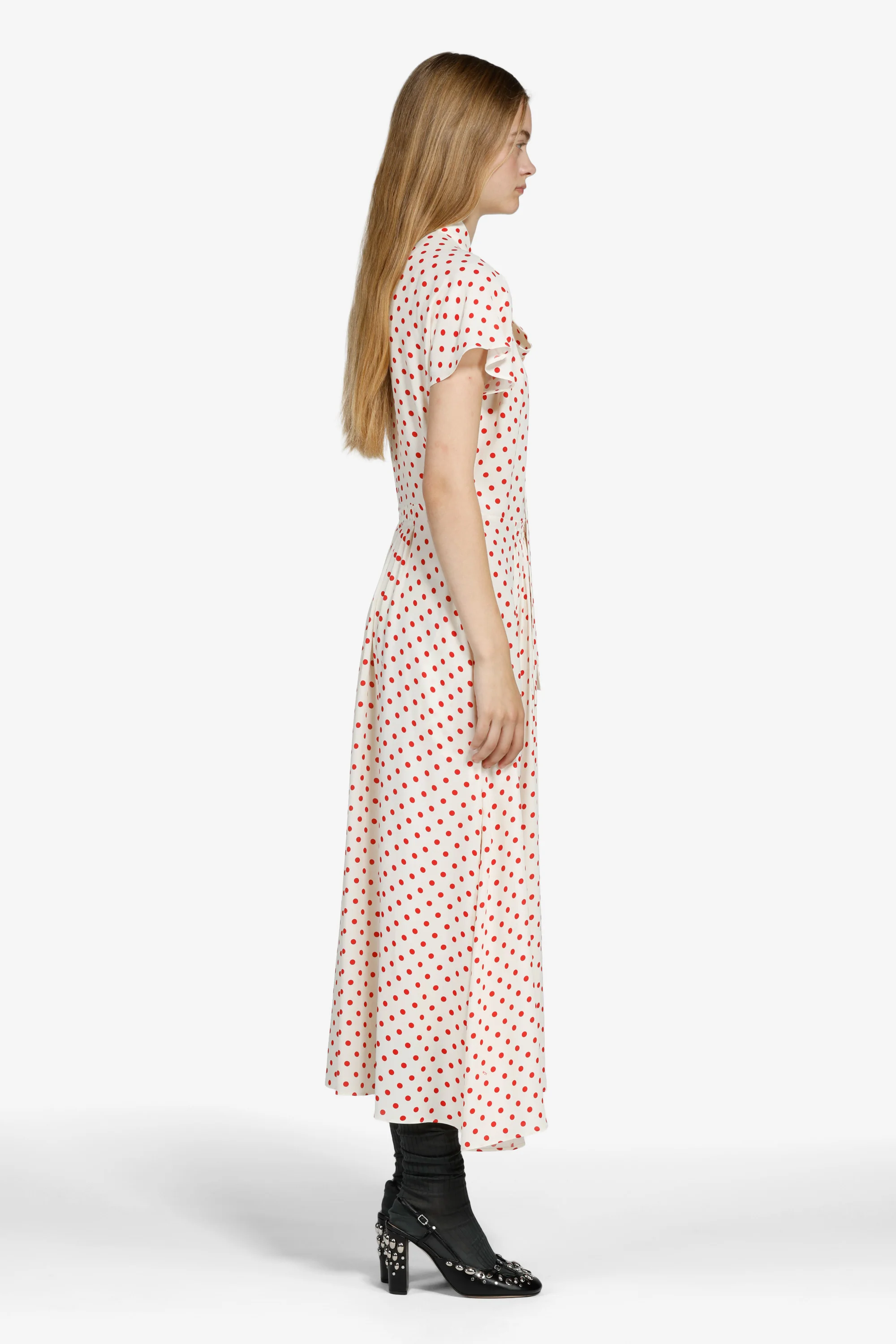 Vestito lungo a pois - Image 3